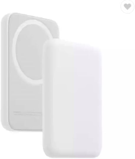 Magnetic Wireless Charging Portable Power Bank Compatible for iPhone (Includes Charging Adapter)