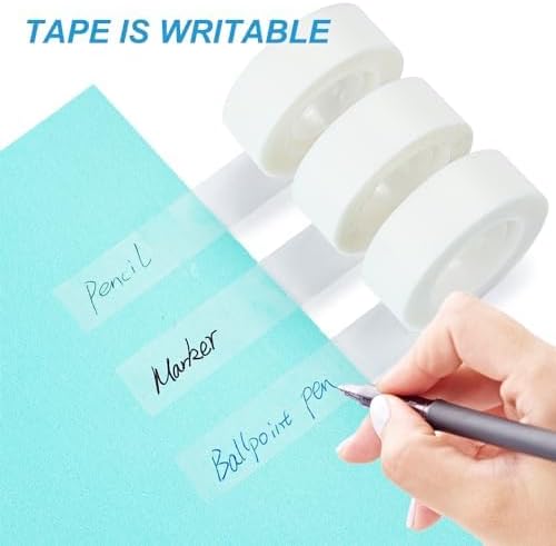 Tape Refills with Dispenser, 24 Roll Invisible Tapes, 3/4 Inch X 1000 in