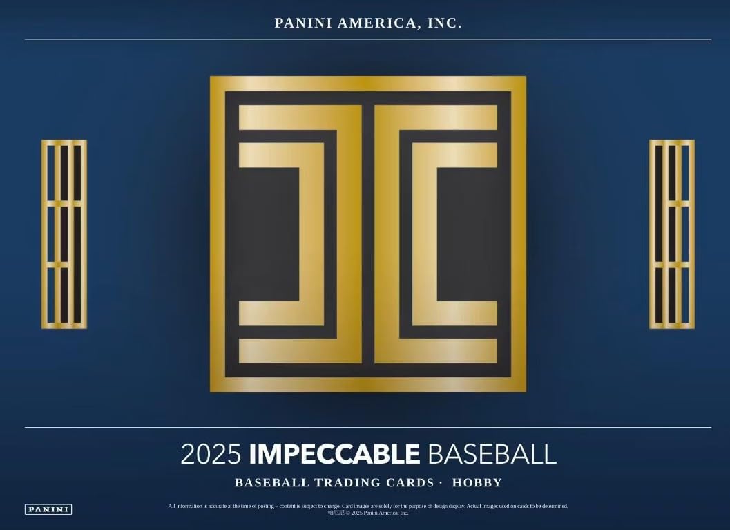 2025 IMPECCABLE Baseball Card PaniniHOBBY Box, 5 Autograph Per Box!