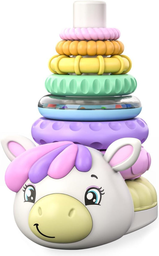Baby Stacking Toy | Includes 7 Unique Rings | Montessori Development
