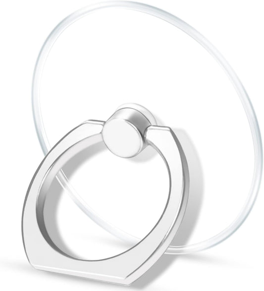 Transparent Clear Phone Ring Grips Holder Kickstand, Finger Ring Stand