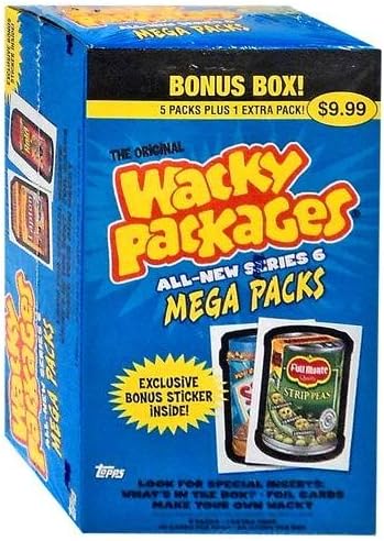 Wacky Packages Stickers Bonus Box Series 6