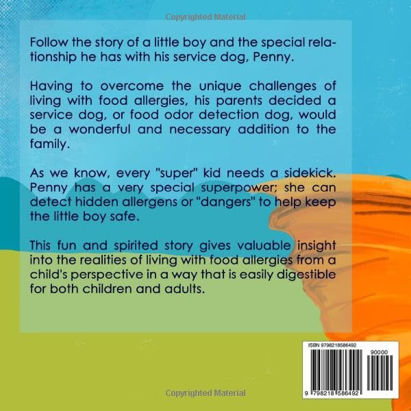 You are SUPER, Penny!: My Food Allergen Service Dog Paperback -  BigGreenBear.com Book 13.99 USD Big Green Bear