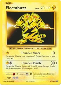 2016 Pokemon - Electabuzz (41/108) - XY Evolutions