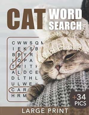 CAT WORD SEARCH - LARGE PRINT