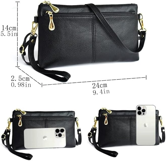 Wallet Clutch Purse for Women (Midnight Black) -  BigGreenBear.com HANDBAGS 11.23 USD Big Green Bear