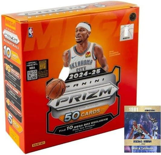 2024-25 Panini Prizm NBA Basketball Mega Box Factory Sealed