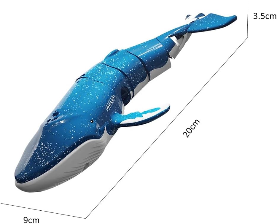 RC Whale, RC Diving Shark with Water Spray Function