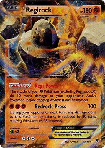 Pokemon - Regirock-EX (43/124) - XY Fates Collide - Holo -  BigGreenBear.com Pokemon card 0.00 USD Big Green Bear