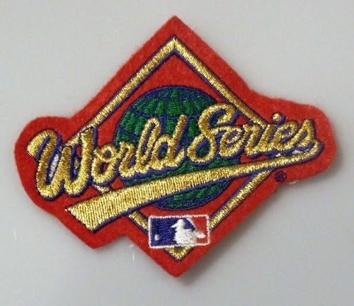 1992 MLB Baseball World Series Diamond Embroidered Patch Braves Blue Jays