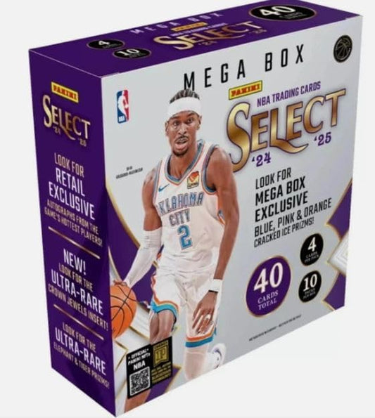 2024-25 Panini Select Basketball Factory Sealed Mega Box