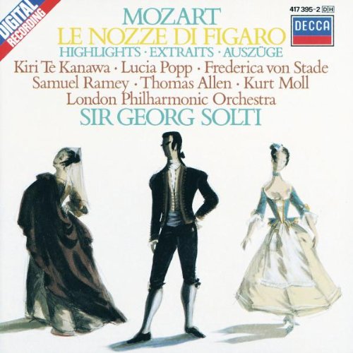 Mozart: Le nozze di Figaro / Te Kanawa, Popp, Ramey, Solti Highlights (CD)