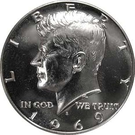 1969 D Kennedy Half Dollar BU Uncirculated Mint State 40% Silver 50c US Coin