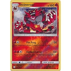 2017 Pokemon TCG Incineroar 26/149 Sun & Moon Base Set Reverse Holo