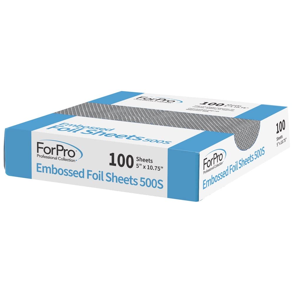 ForPro Professional Collection Embossed Foil Sheets 500S, Aluminum Foil, Pop-Up Dispenser -  BigGreenBear.com Beauty Products 4.99 USD Big Green Bear
