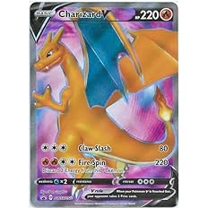 2021 Pokemon - Charizard V - SWSH050 - Full Art - Black Star Promo - Holo Foil Card