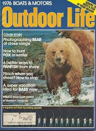 Vintage Outdoor Life Magazine - January, 1976 -  BigGreenBear.com Magazine 13.99 USD Big Green Bear