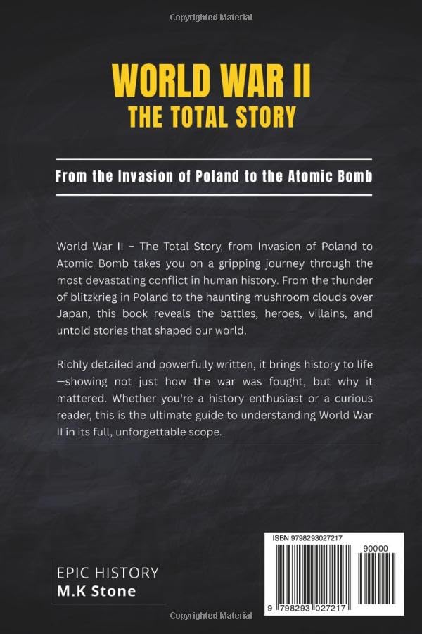 World WAR II - The Total Story: by M.K Stone -  BigGreenBear.com Book 17.33 USD Big Green Bear