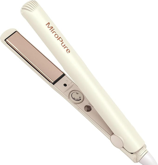Hair Straightener and Curler 2 in 1 with 3D Ceramic Floating Plates, Beige -  BigGreenBear.com Beauty Products 22.45 USD Big Green Bear