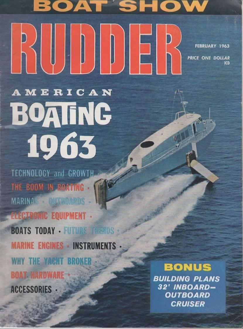Rudder Magazine, February 1963 (Volume 79, No 2) -  BigGreenBear.com Magazine 35.00 USD Big Green Bear
