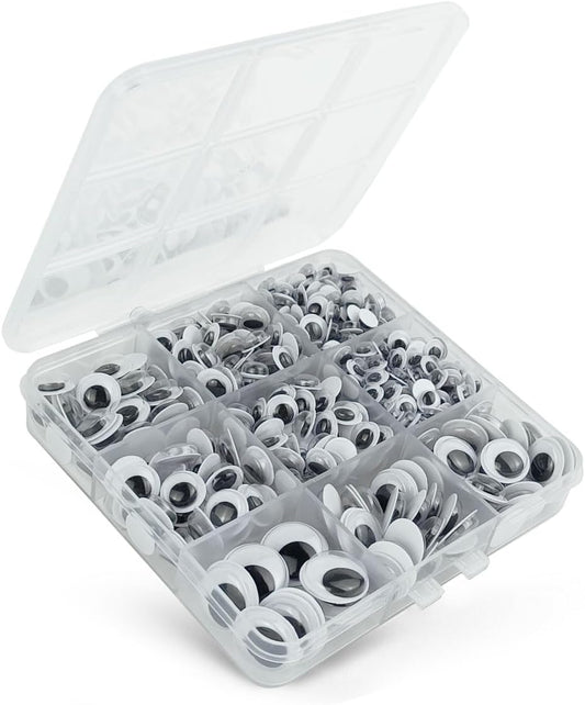 520 Pcs Wiggle Googly Eyes with Self-Adhesive -  BigGreenBear.com arts 4.35 USD Big Green Bear