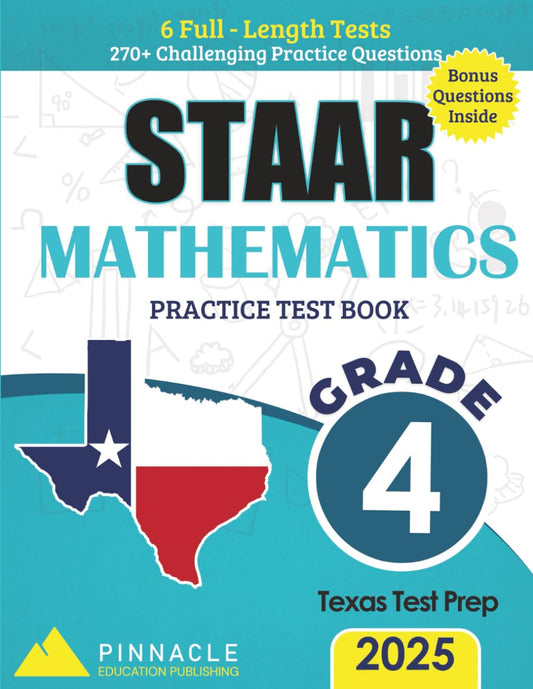 Mathematics Practice Workbook – State of Texas Assessments of Academic Readiness (STAAR) Grade 4 Buy New(Paperback)