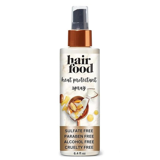 Hair Food Coconut & Argan Oil Heat Protectant Leave-In Spray for All Hair Types -  BigGreenBear.com Beauty Products 15.99 USD Big Green Bear