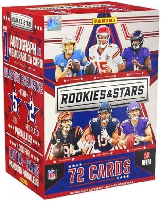 2024 Panini Rookies & Stars Football Blaster Box (72 Cards/Box) -  BigGreenBear.com Football card 49.99 USD Big Green Bear