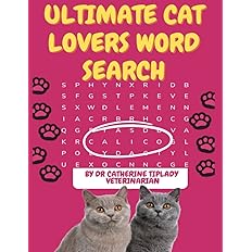 ULTIMATE CAT LOVERS WORD SEARCH: LARGE PRINT