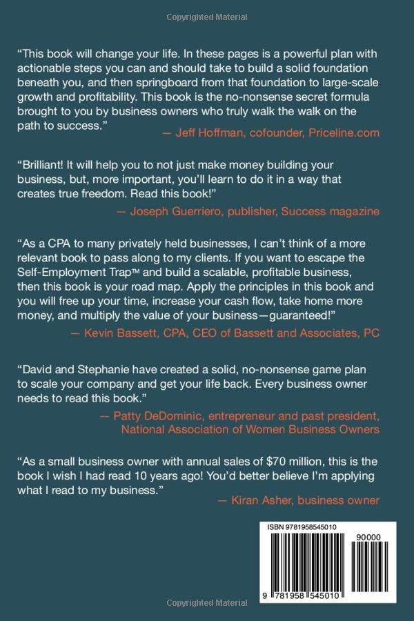 Build a Business Not a Job: Grow Your Business & Get Your Life Back Paperback -  BigGreenBear.com Book 8.99 USD Big Green Bear