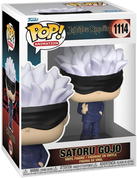 Funko Pop! Jujutsu Kaisen Satoru Gojo #1114 And Pop Protector