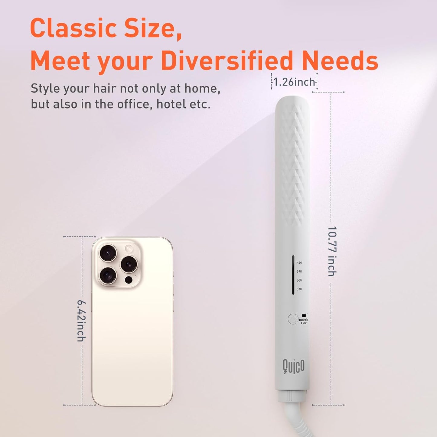 Hair Straightener, 110-240V Global Travel Hair Straighteners for Women -  BigGreenBear.com Beauty Products 16.99 USD Big Green Bear