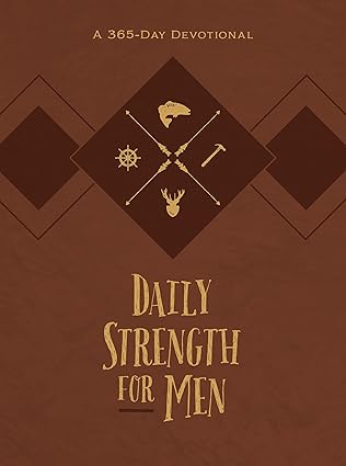 Daily Strength for Men: A 365-Day Devotional (Faux Leather) - Big Green Bear