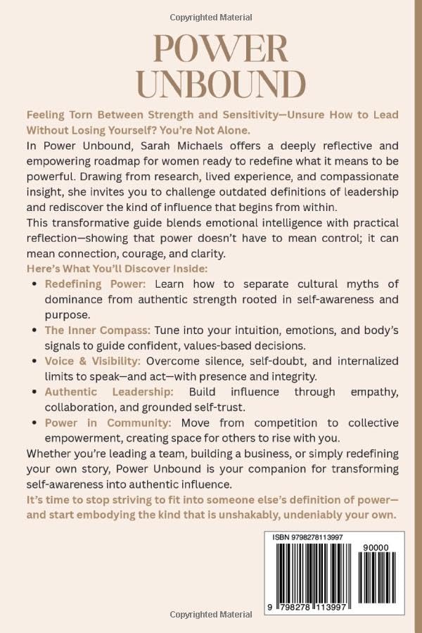 Power Unbound: A Guided Journey to Redefining Strength, Voice and Confidence for Women