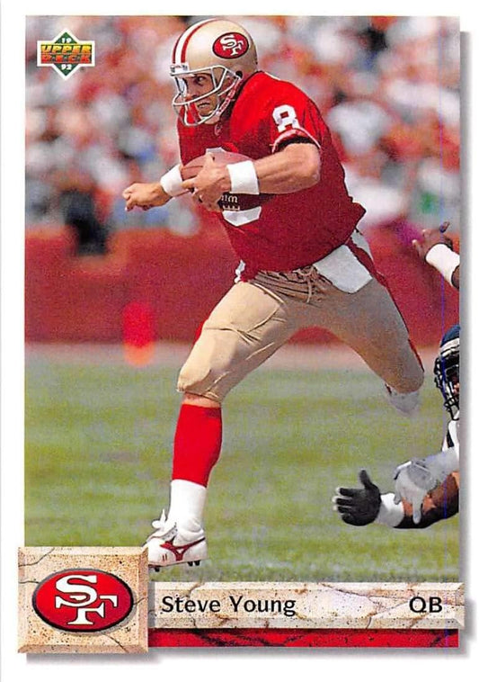 1992 Upper Deck #299 Steve Young San Francisco 49ers NFL Football Card -  BigGreenBear.com Football card 2.49 USD Big Green Bear