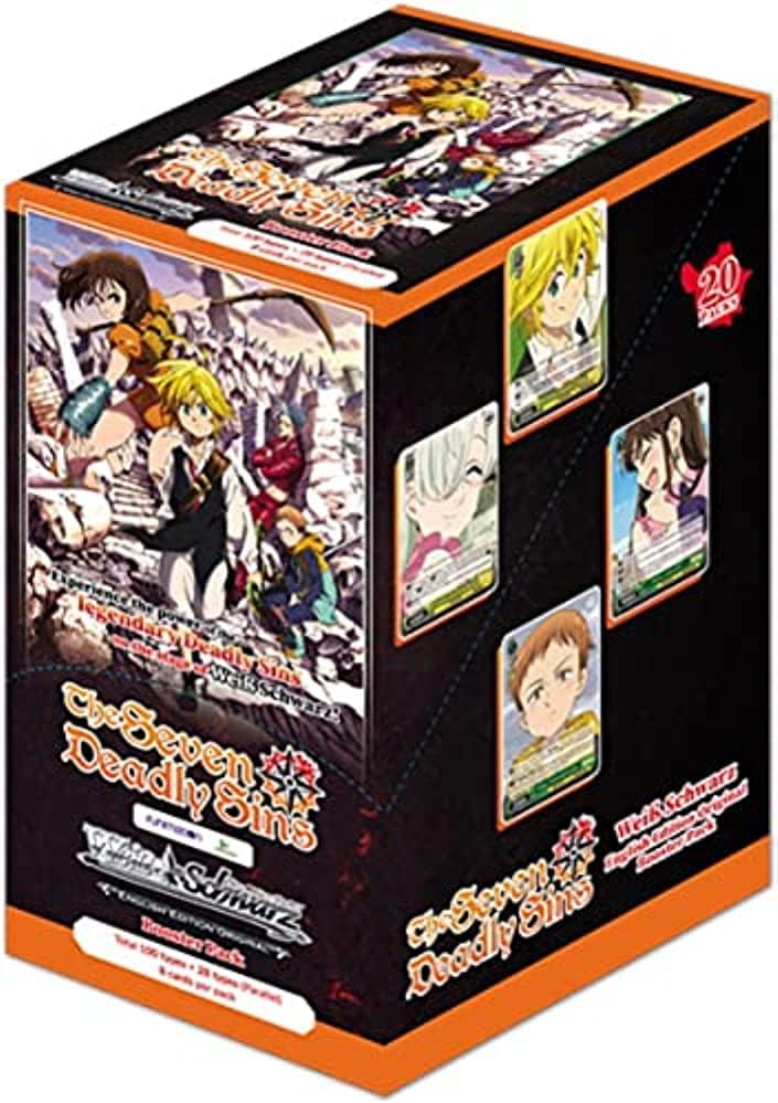 Weiss Schwarz The Seven Deadly Sins Booster Box, (20 Packs)
