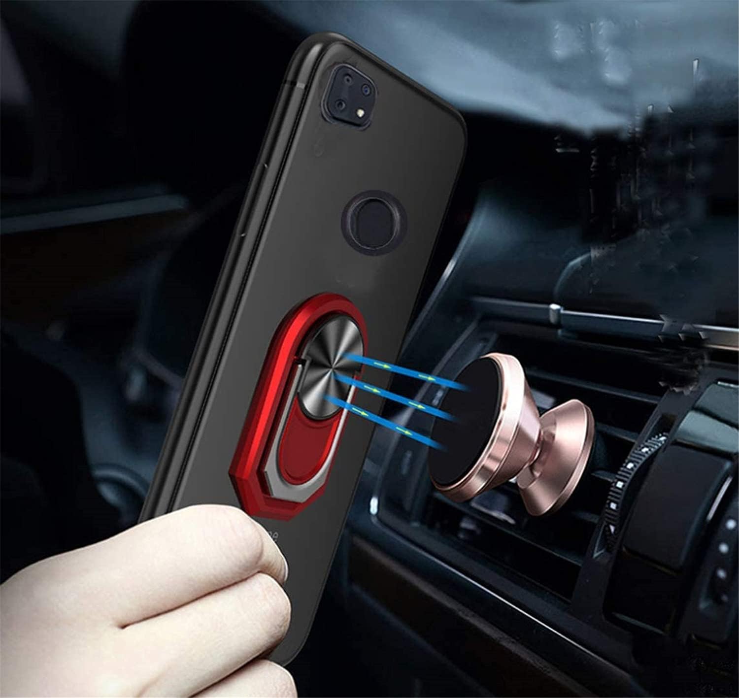 Compatible for UNNECTO Bolt 10 Phone Case,360 Ring Shockproof Cover -  BigGreenBear.com cell phone 8.99 USD Big Green Bear