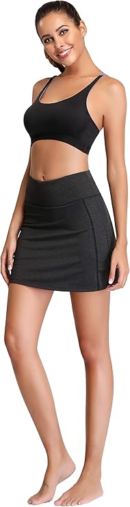 Women's Active Athletic Skirt Sports Golf Tennis Running Pockets Skort -  BigGreenBear.com clothing 16.99 USD Big Green Bear