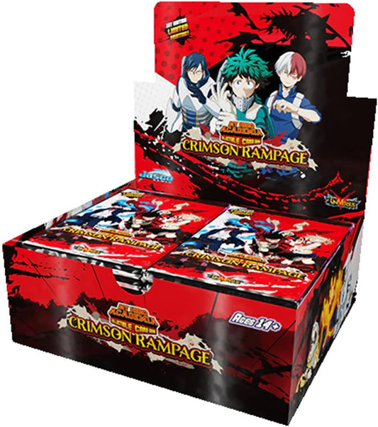 Crimson Rampage My Hero Academia Collectible Card Game Series 2 Booster Box -  BigGreenBear.com ANIME CARDS 19.35 USD Big Green Bear
