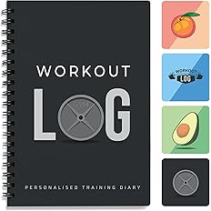 Workout Planner for Daily Fitness Tracking & Goals Setting - A5 Size, 6” x 8”