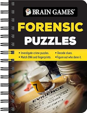 Brain Games - To Go - Forensic Puzzles: Investigate Crime Puzzles -  Big Green Bear Book 8.98 USD Big Green Bear