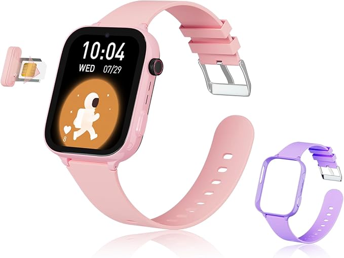 4G Kids Watch, Smart Watch GPS Tracker with SIM Card, Texting, Camera, Two-Way Calling.... -  BigGreenBear.com SMART WATCH 79.95