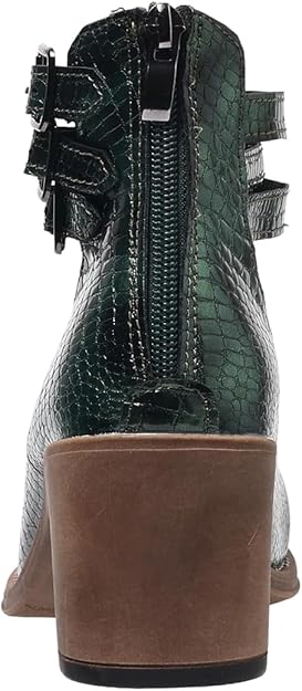 Womens Pumps Heels Animal Print Round Toe Ankle Straps-Green -  BigGreenBear.com shoes 44.00 USD Big Green Bear