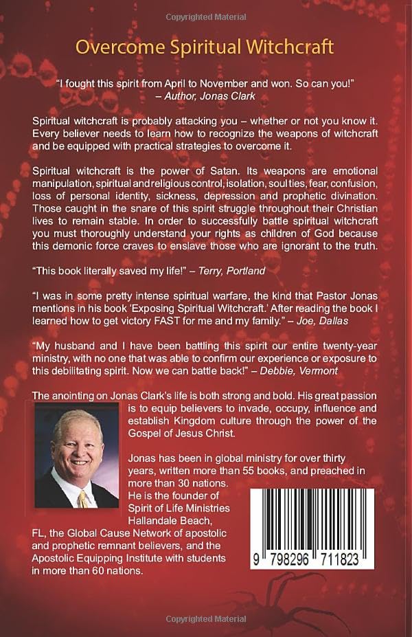 Exposing Spiritual Witchcraft: by Jonas Clark -  BigGreenBear.com Book 17.99 USD Big Green Bear