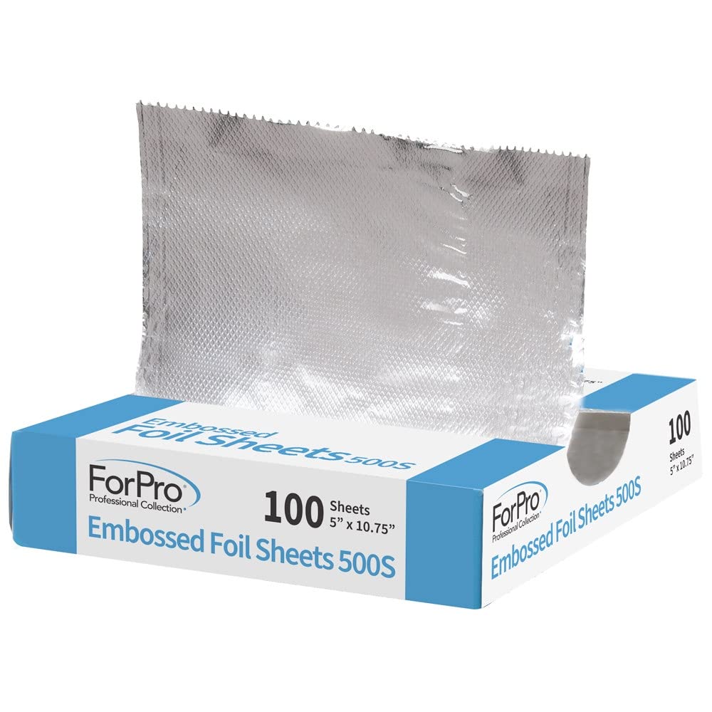 ForPro Professional Collection Embossed Foil Sheets 500S, Aluminum Foil, Pop-Up Dispenser -  BigGreenBear.com Beauty Products 4.99 USD Big Green Bear