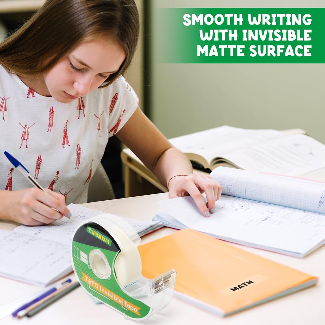 Invisible Clear Tape Bulk Rolls,12 Packs