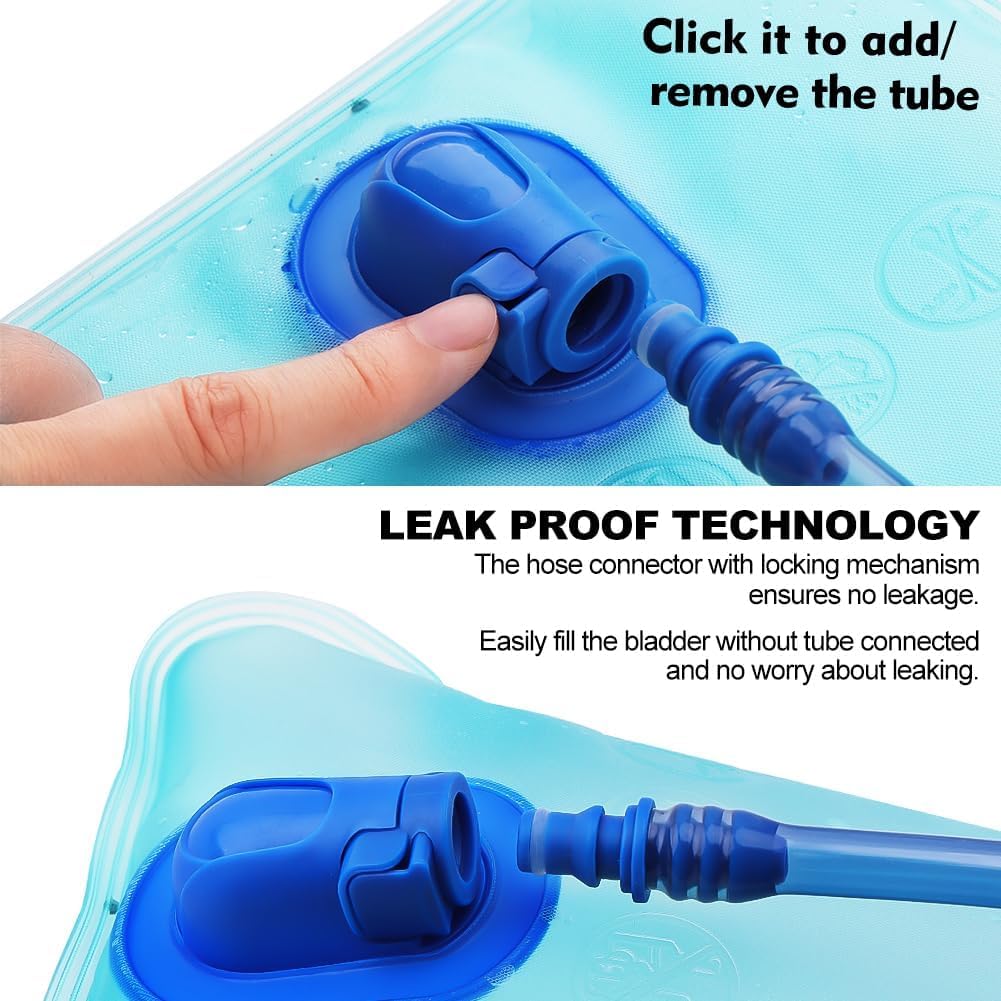 Blue Hydration Bladder: 1.5L Leak-Proof Water Reservoir Biggreenbear.com Big Green Bear