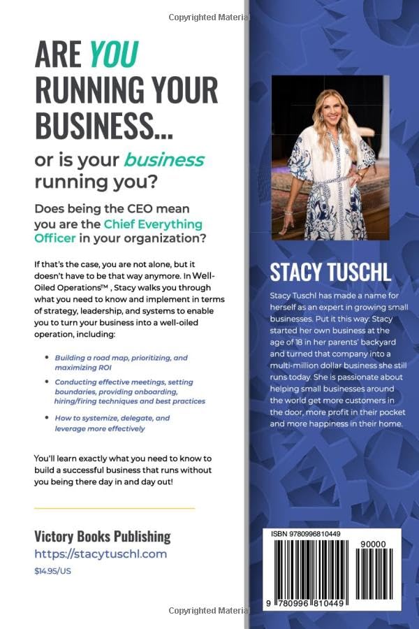 Well-Oiled OperationsTM: How Business Owners Scale up While Scaling Back Paperback -  BigGreenBear.com Book 7.35 USD Big Green Bear