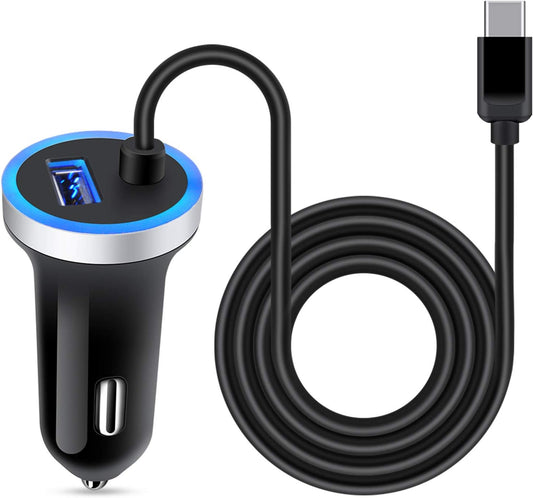 USB C Car Charger, 3.4A Fast Charging Car Adapter+3ft Type C Cable -  BigGreenBear.com cell phone 6.98