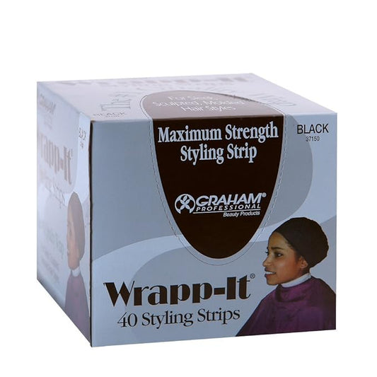 Wrapp-it Styling Strips for Natural Hair Wrap and Molded Styles (40 Strips) -  BigGreenBear.com Beauty Products 7.99 USD Big Green Bear
